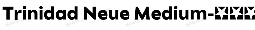 Trinidad Neue Medium字体转换